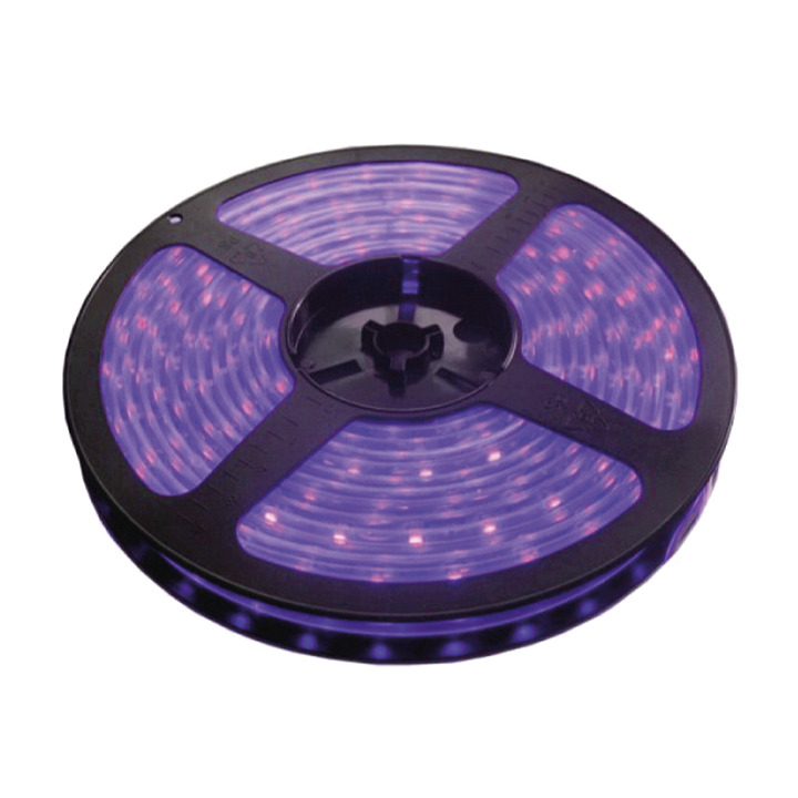 5M 5050 SMD 300 LED UV Ultraviolet Strip Light 395-405nm Non-Waterproof Flexible Black Light