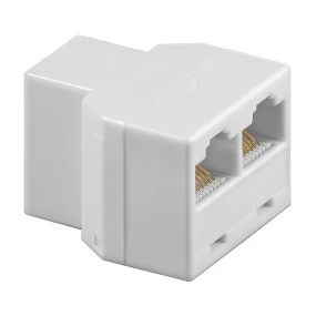 Adapter mrežni 1xRJ45 F - 2xRJ45 F, pin/pin