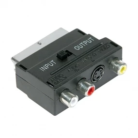 Adapter skart M - 3xRCA F + SVHS F