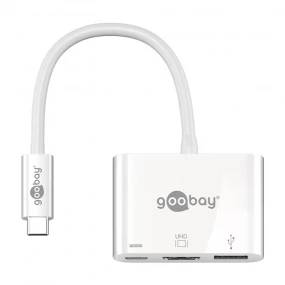 Adapter USB 3.0 CM - USB 3.0 CF, HDMI F, USB 3.0 AF, 4K