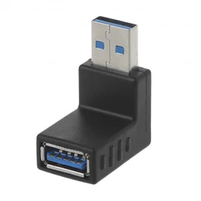 Adapter USB AM - USB AF ugaoni 270°