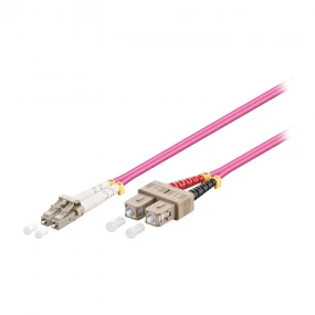 Kabl optički mrežni OM4, LC-SC multimode duplex (50/125u), 2m
