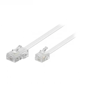 Kabl RJ45 (UTP8/8) - RJ11 (UTP6/4), 3m beli