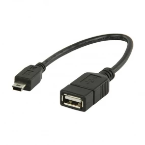 Kabl USB 2.0 AF - USB BM mini 5pin, 0.2m OTG