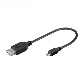 Kabl USB 2.0 AF - USB BM micro, 0.2m OTG