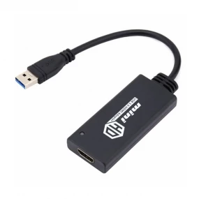 Kabl USB 3.0 AM - HDMI AF, 0.1m