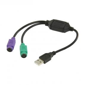 Kabl USB AM - 2xPS2 F, 0.3m