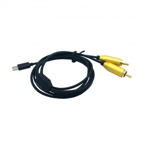 Kabl USB CM - 2XRCA, 0.8m