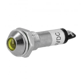 LED indikator žuti 24VDC fi=8.2mm