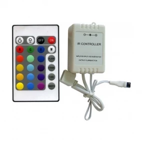 LED kontroler RGB sa daljinskim IR24B, 3x2A, 5/12/24VDC