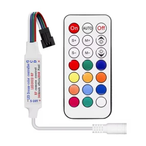 LED kontroler za programabilne trake sa daljinskim, 5-24VDC 4pin