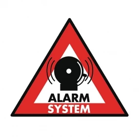 Nalepnica alarm system, 123x148mm