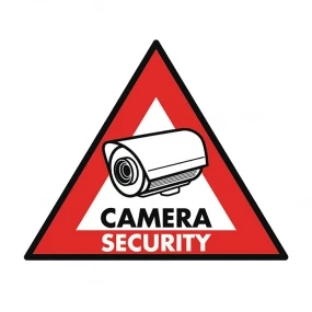 Nalepnica camera security, 123x148mm