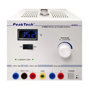 Napajanje PeakTech 6300, -15 - +15VDC, 0-1.5ADC