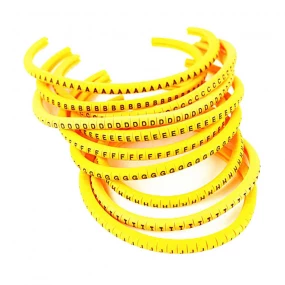 Obeleživači kablova žuti A-J, 1.5mm, set 500/1