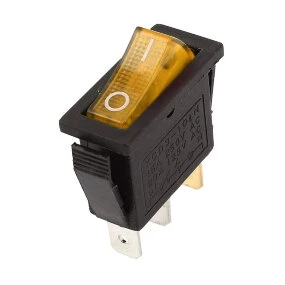 Prekidač wipp 15A/250V 1-pol sa ind žuti