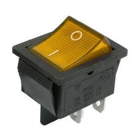 Prekidač wipp 16A/250V 2-pol sa ind žuti