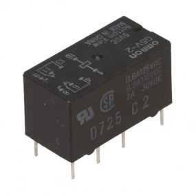 Relej G5V2-5 (5V, 2A, 2xM+R)