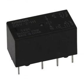 Relej G5V2-5H1 (5V, 2A, 2xM+R)