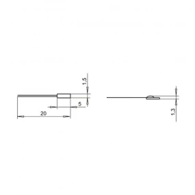 Senzor Pt100 Ahlborn ugradni FP0802 -50 do +400°C