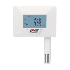 Termohigrometar sa CO2 senzorom i barometrom Comet TA7640, Ethernet, PoE