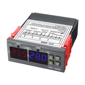 Termostat digitalni STC-3008, 220VAC, -55°C-120°C