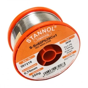 Tinol žica Stannol 0.7mm 250g Sn60Pb39Cu1 2630