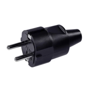 Utikač šuko za kabl gumeni